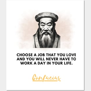 Confucius on Professional Passion Posters and Art